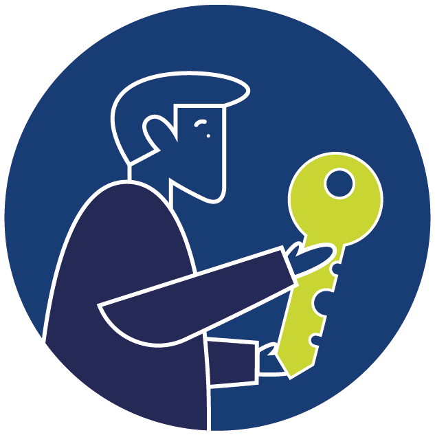 family legal services man with key