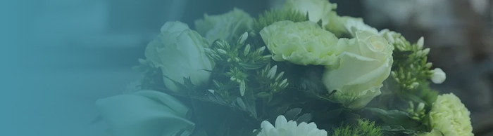 Flowers at the funeral of a loved one