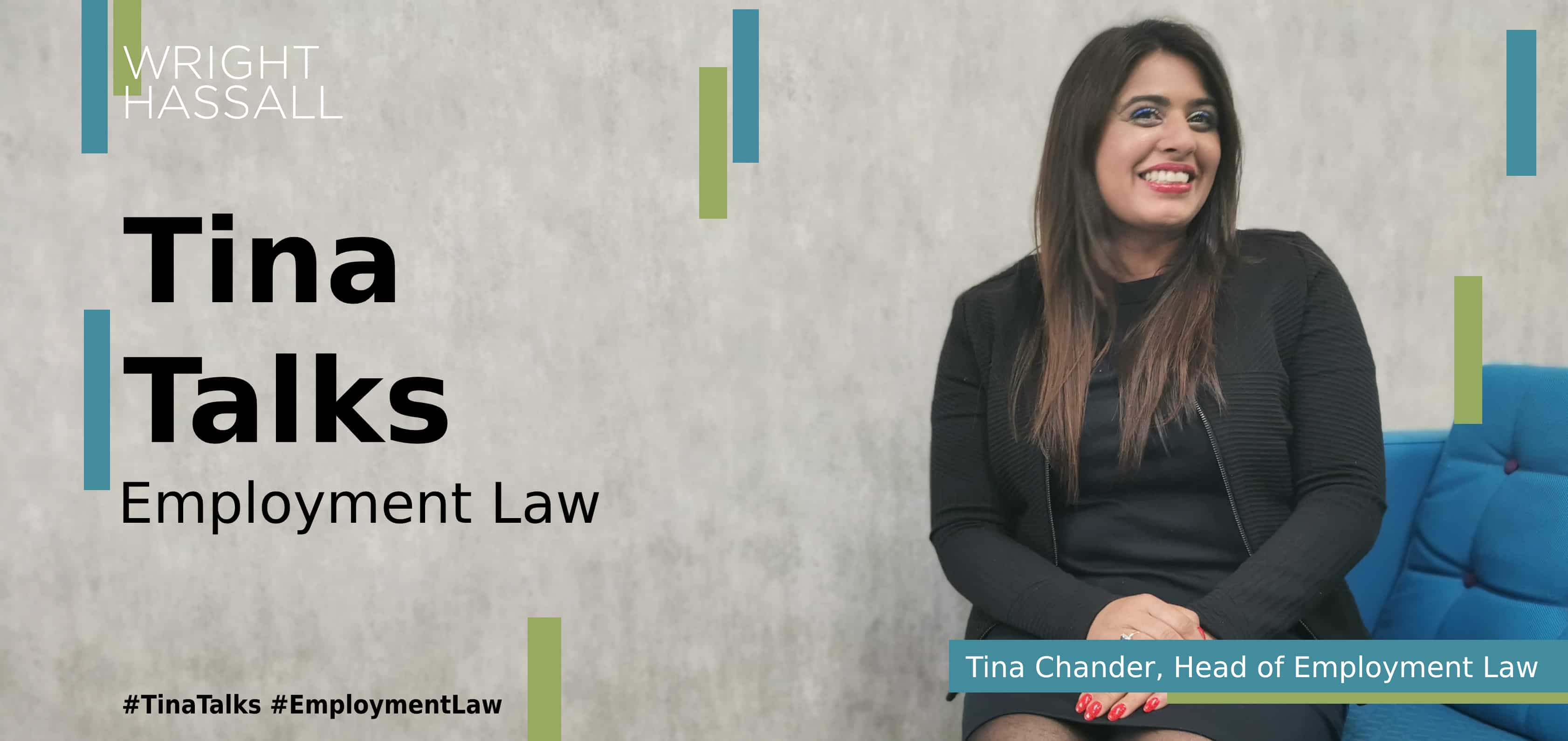 Tina Chander, Employment Lawyer sitting on a couch