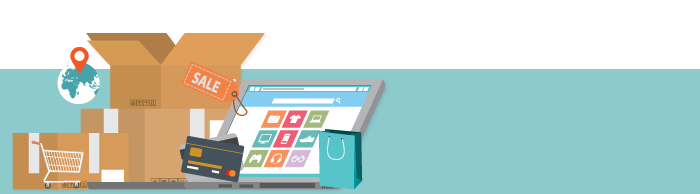 Ecommerce sites and boxes for shipping