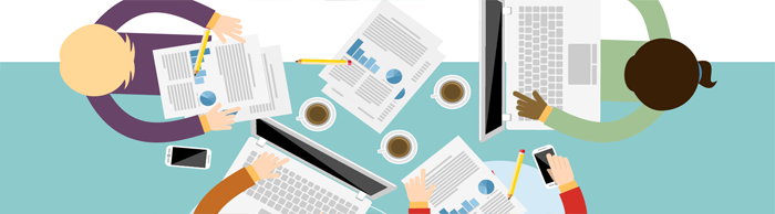 People working on ecommerce project