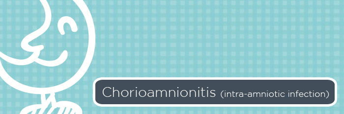 baby toy with the words chorioamnionitis