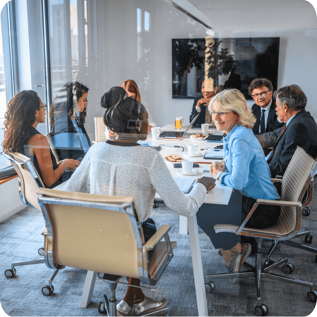 People sat in a board room